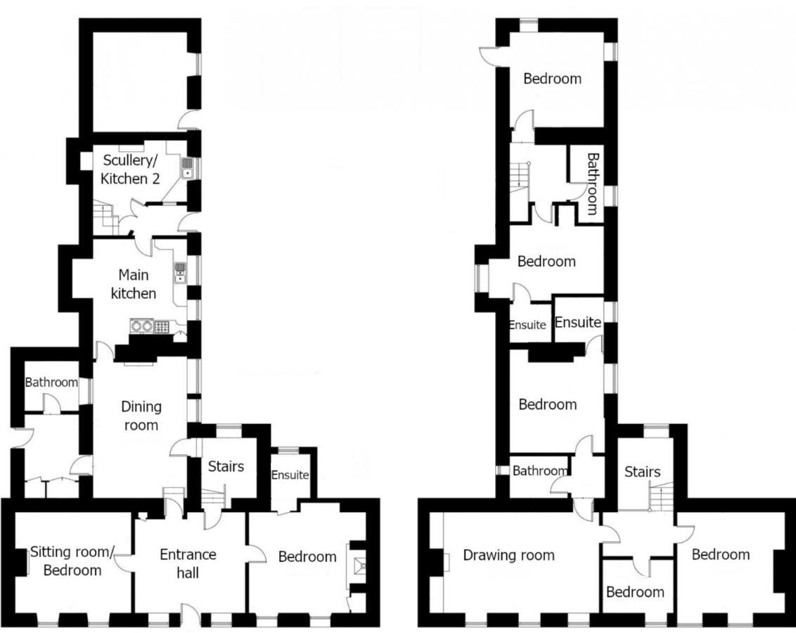 Topside House - Beautiful 7 Bedroom House With Hottub Wifi And Parking Near Bath Wells Frome Oakhill Ngoại thất bức ảnh
